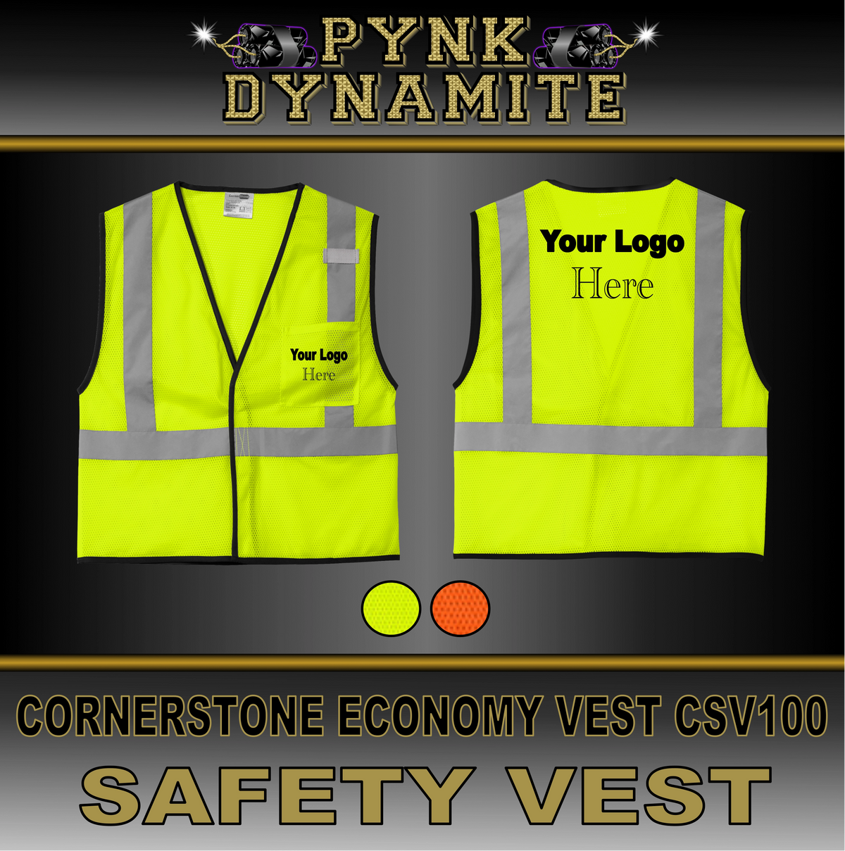 CORNER STONE SAFETY VEST ITEM CSV100