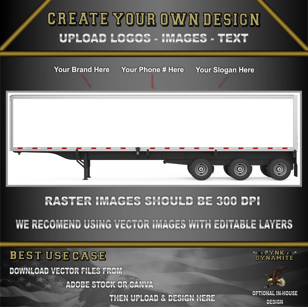 HALF WRAP - 53 FT TRAILER