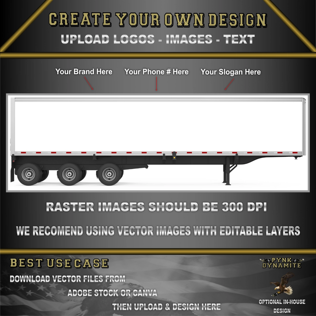 HALF WRAP - 53 FT TRAILER
