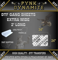 34" × 24" (2 Foot) Premium Ultra Wide DTF Gang Sheet