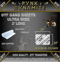 34" × 24" (2 Foot) Premium Ultra Wide DTF Gang Sheet