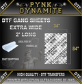 34" × 84" (7 Foot) Premium Ultra Wide DTF Gang Sheet