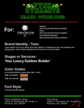 BRAND GUIDELINES - COVERS 6 HOUR MINIMUM OF DESIGN TIME