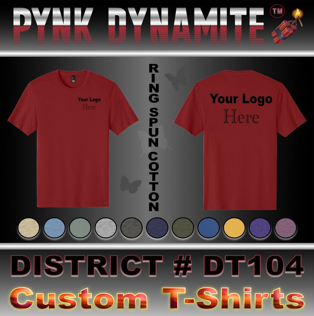 CUSTOM T-SHIRTS - DISTRICT DT104