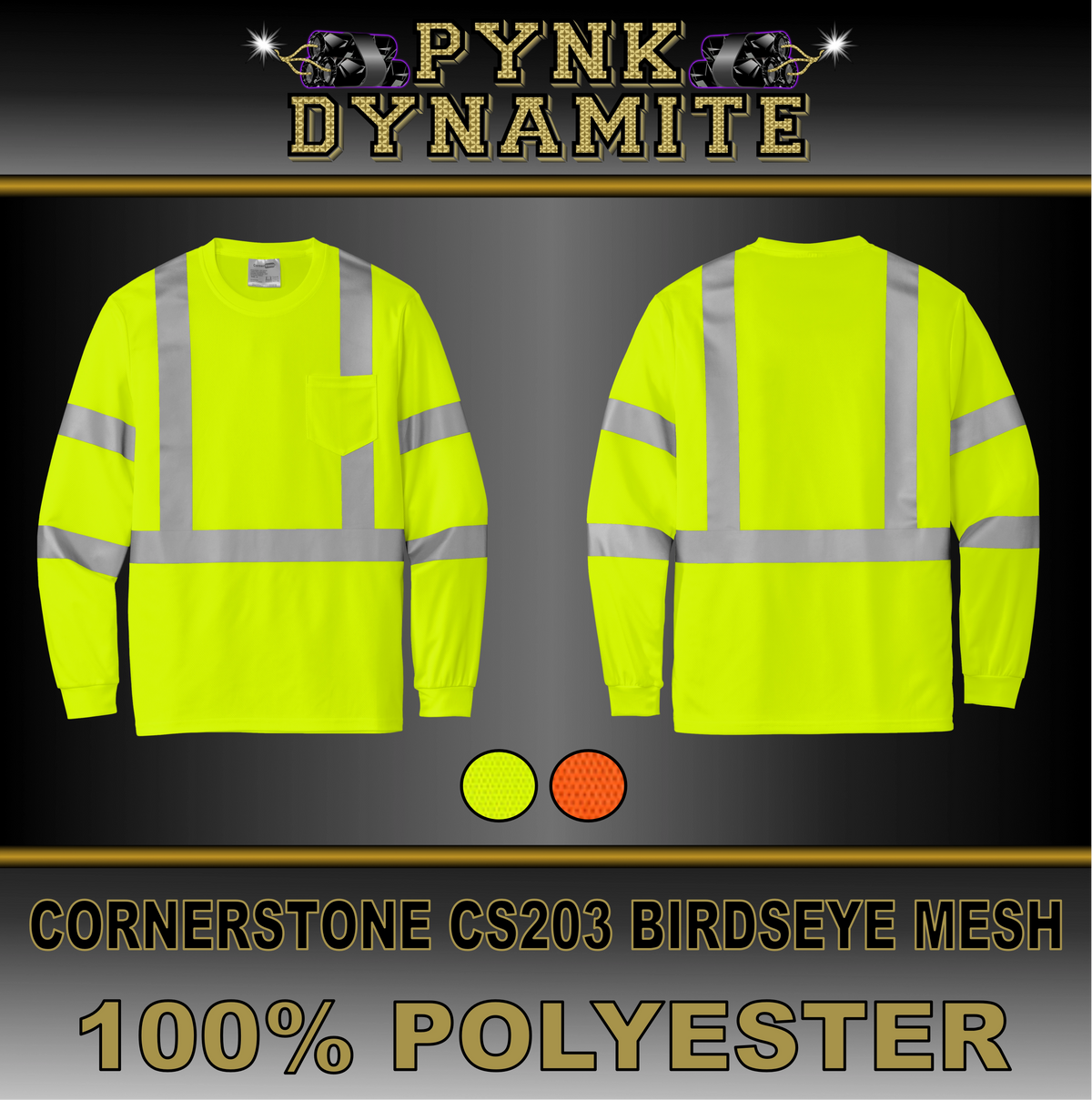 SAFETY T-SHIRT - CORNERSTONE CS203
