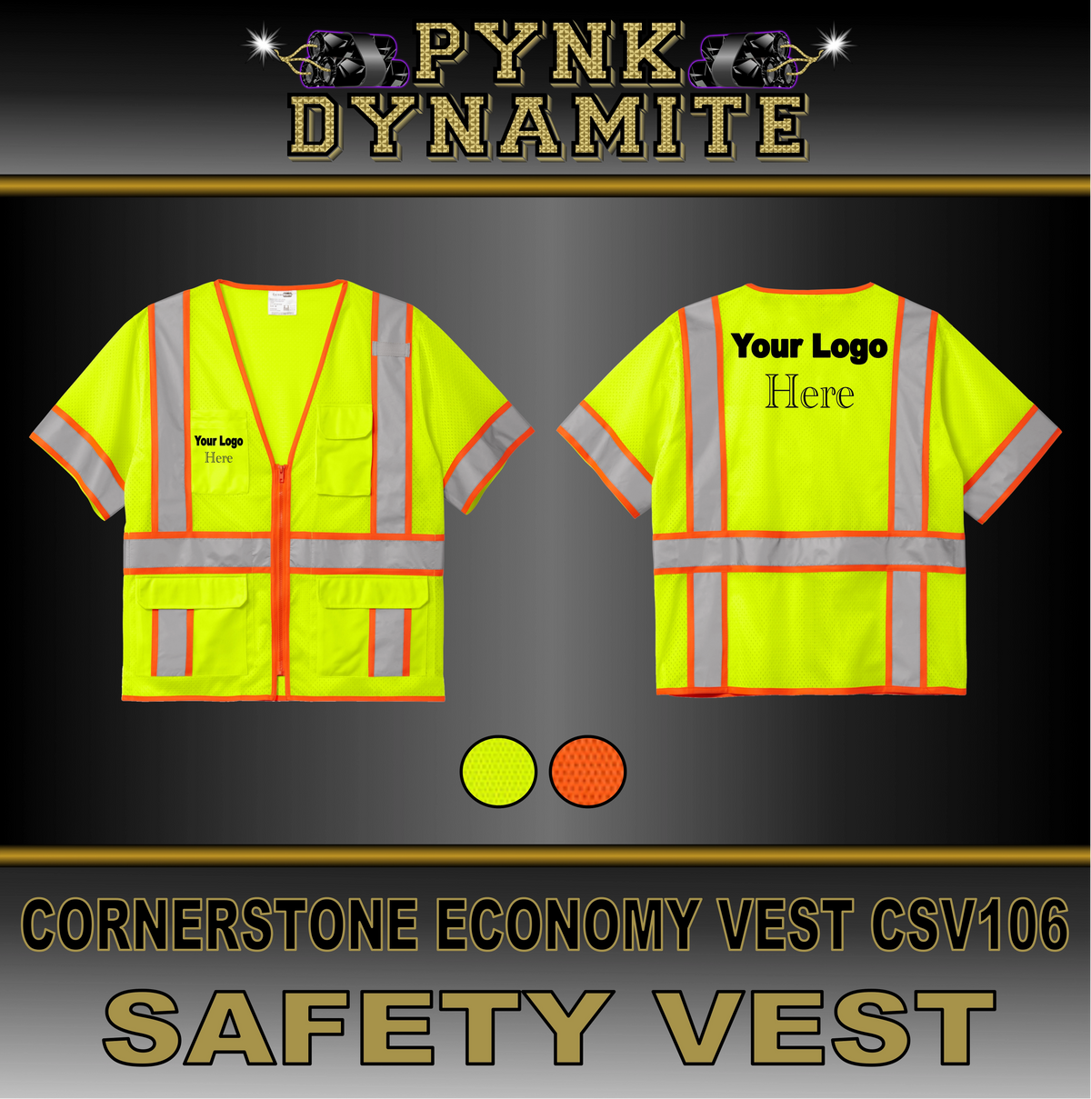 SAFETY VEST CORNERSTONE CSV106