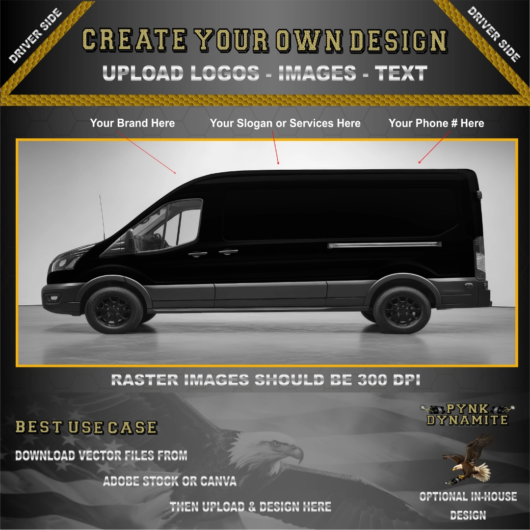 Full Wrap - Cargo Van - Medium Roof