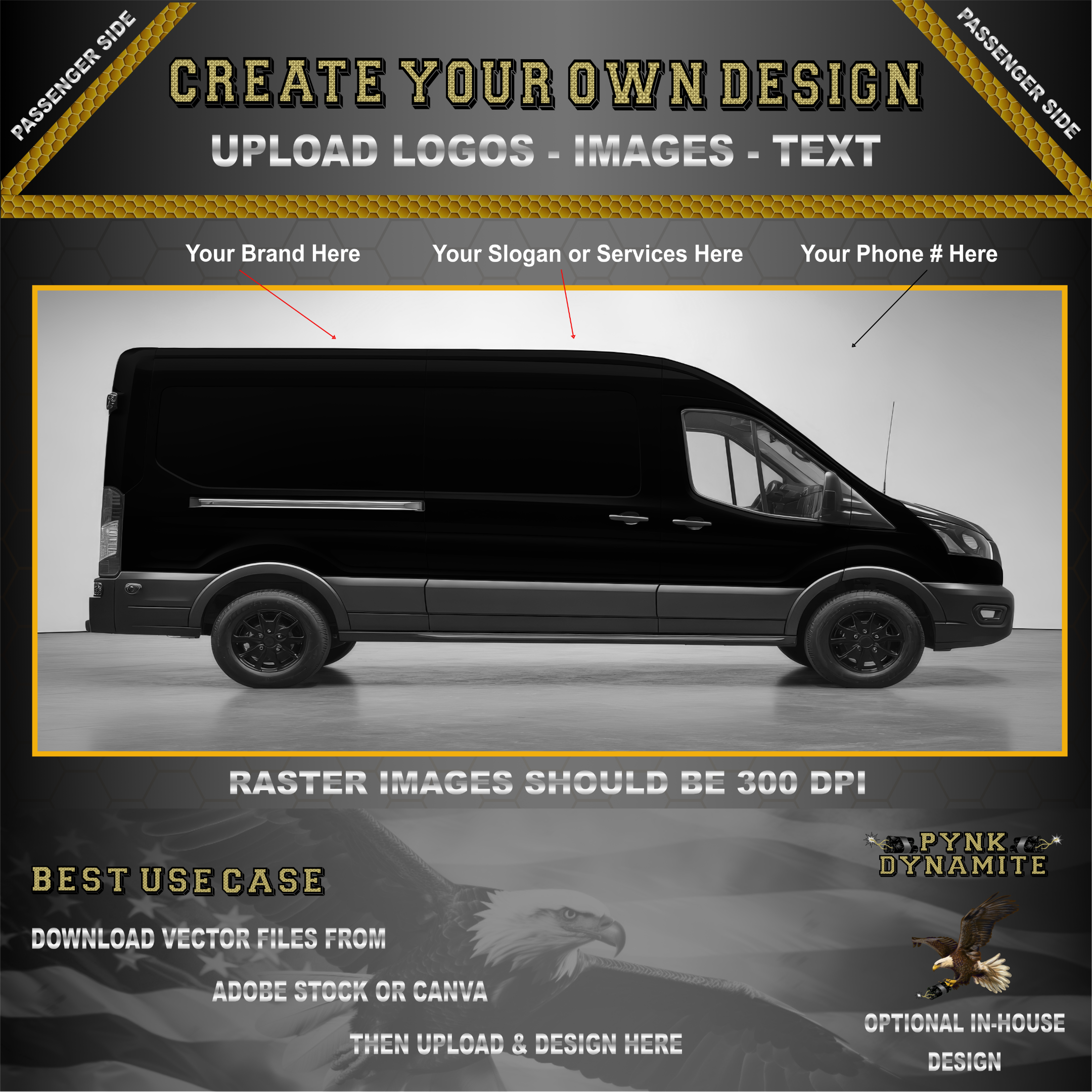 Full Wrap - Cargo Van - Medium Roof