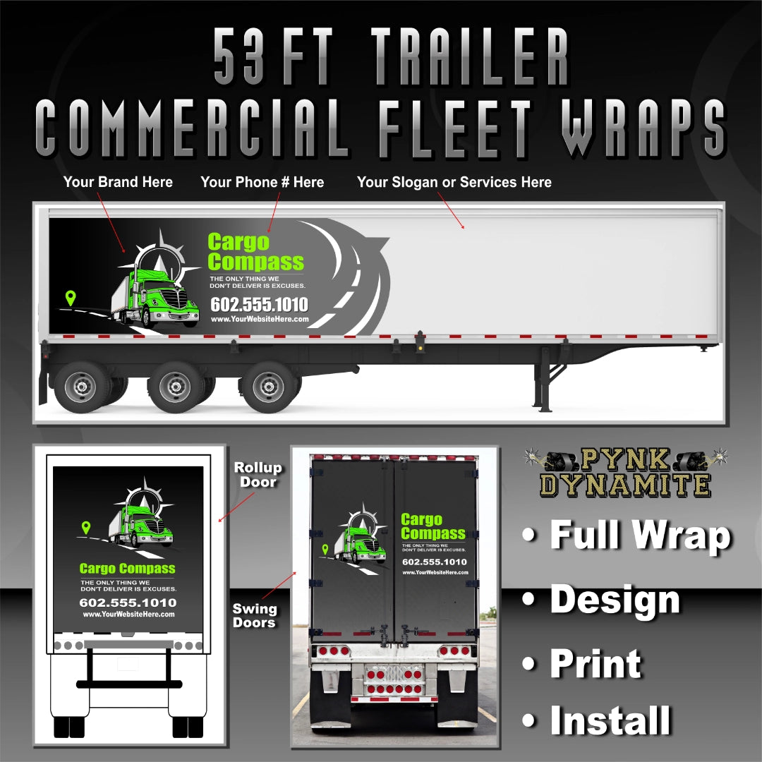 HALF WRAP - 53 FT TRAILER